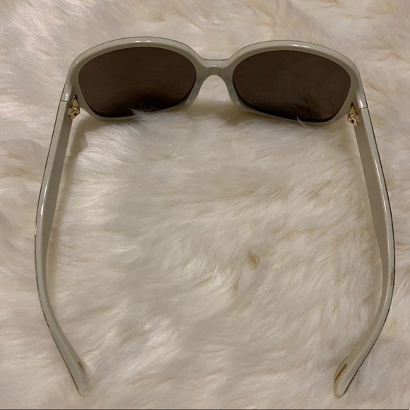 D&G logo Dolce & Gabbana White Gold SUNGLASSES - Picture 4 of 15